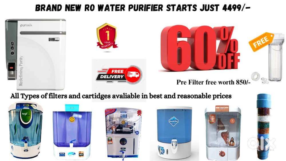Brand New RO Water Purifier Starts From just 4499/-