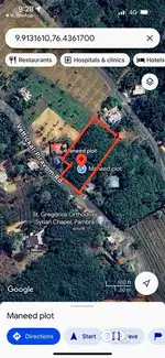 49 CENTS ROADSIDE PLOT FOR SALE IN MANEEDU