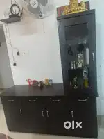 Show case with 4 door cupbord and drawers.