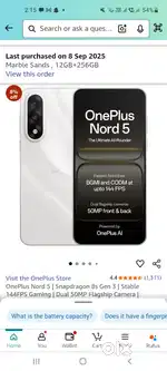 One plus nord 5 seal packed phone