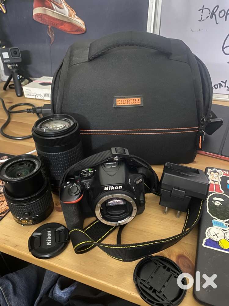 Nikon D5600 With Dual Lens (18-55 + 70-300) + Bag + Charger