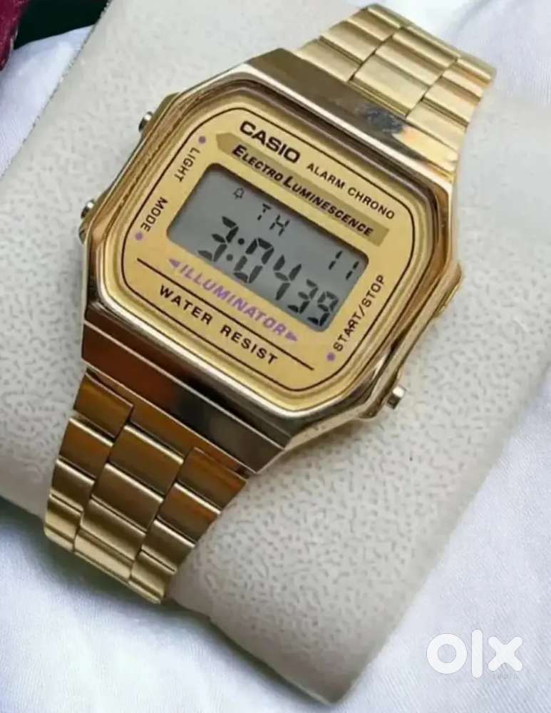 Casio Vintage Golden Watch – Stylish Retro Timepiece for Sale”
