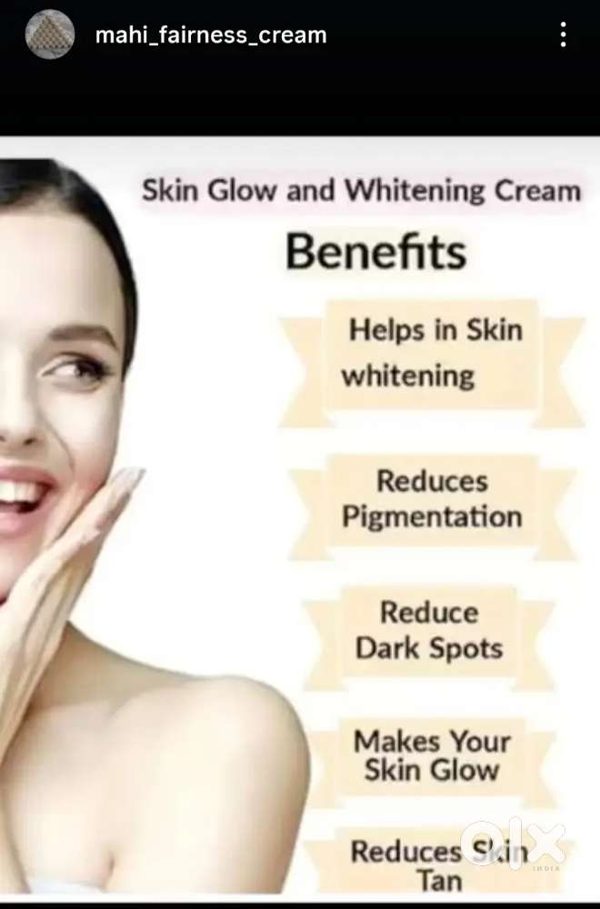 Whitening cream