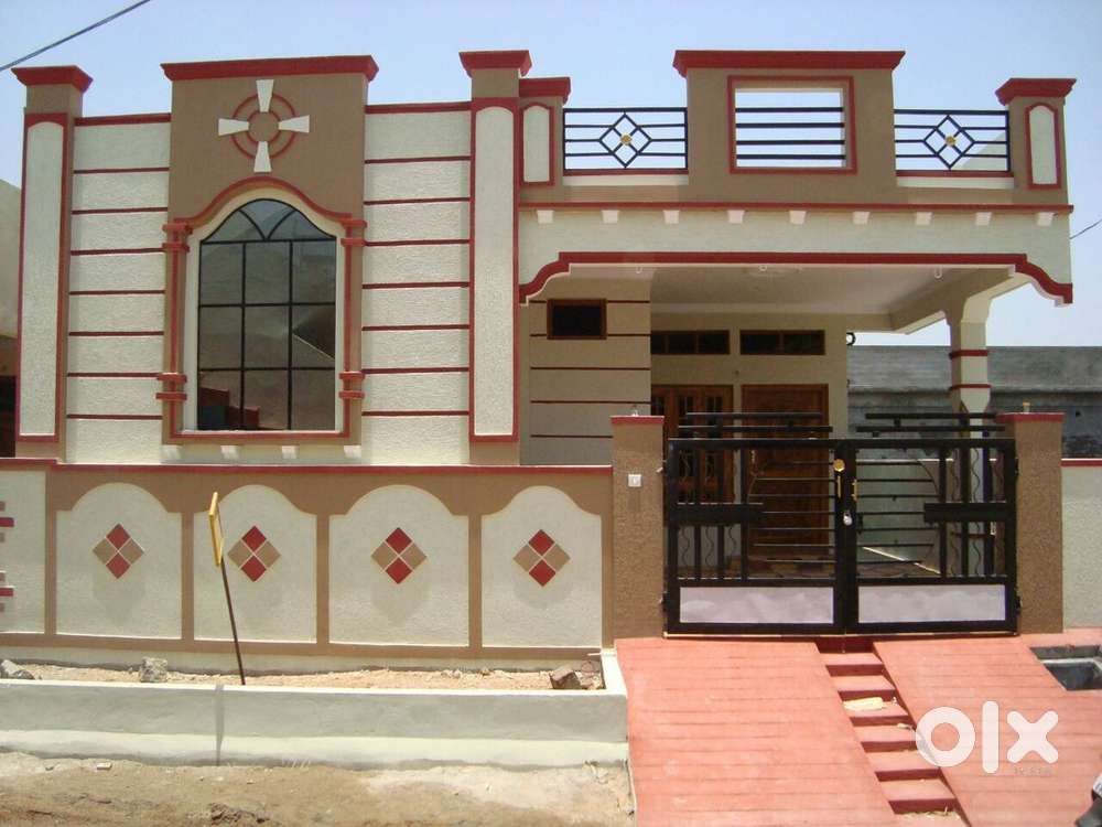 Commercial plot and villa , on road poonamalli