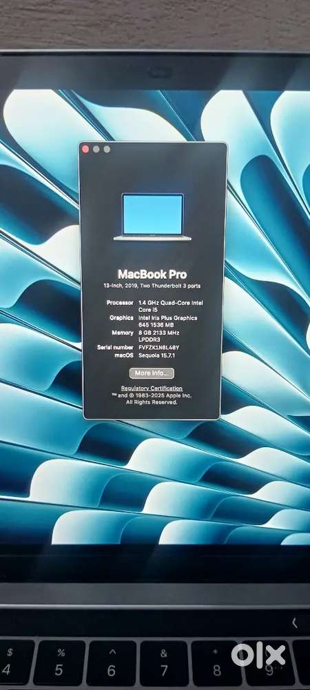 Mackbook pro 2019