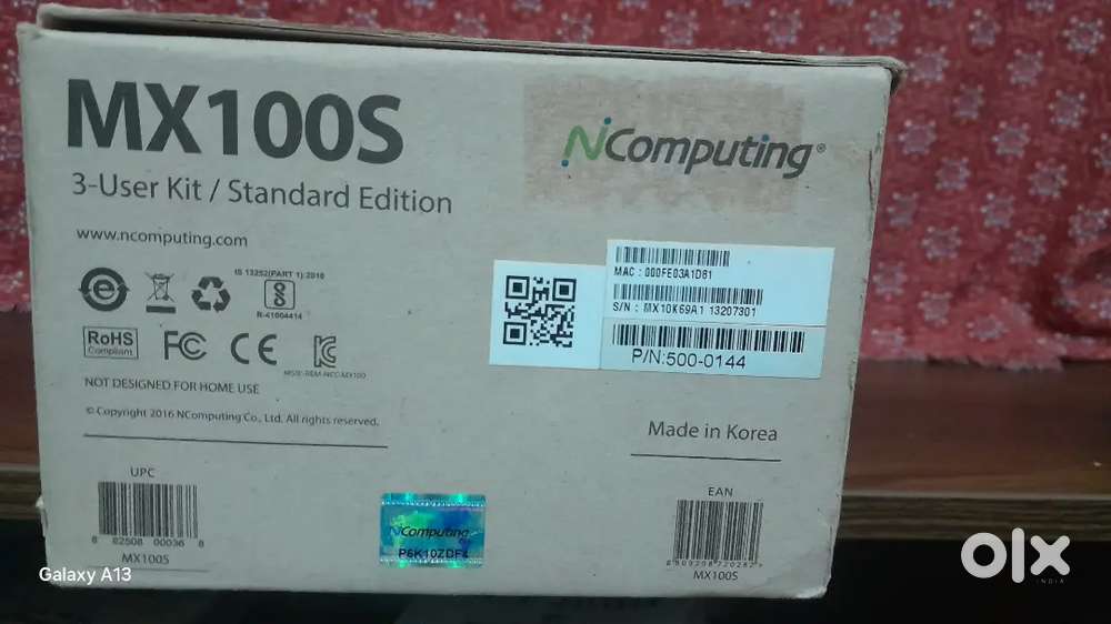 N computing MX100s 3-user kit
