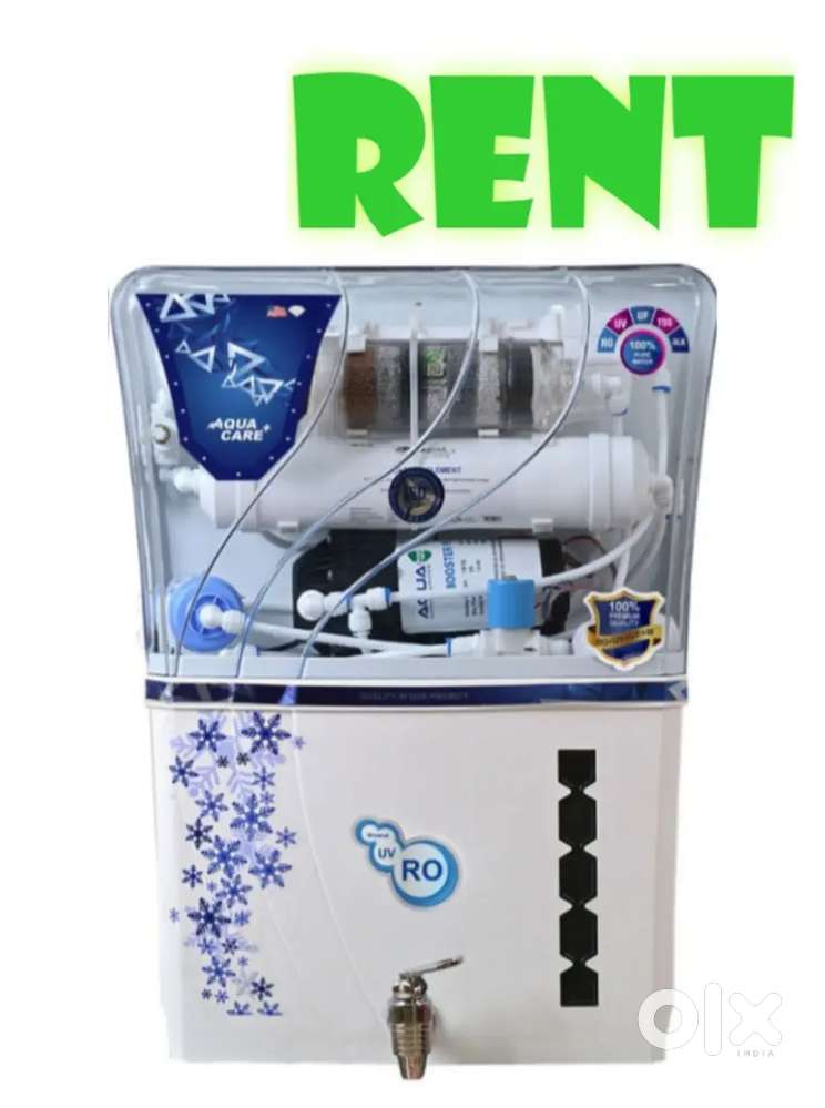 Water purifier available on rent