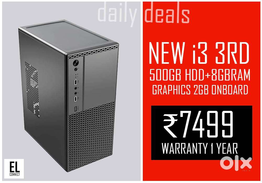 DESKTOP CPU  NEW OFFER SALES  WARRANTY 1 YEAR  COMPUTER
