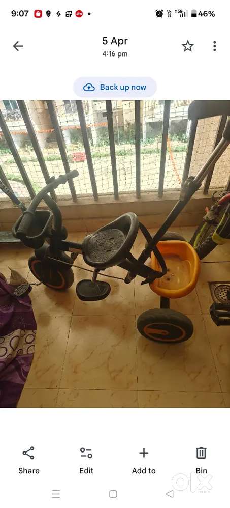 Baby bicycle luvlap brand 2 years old