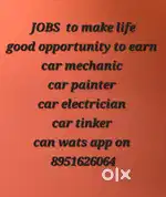 Car mechanic car tinkering car painter car electrician