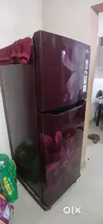 Double door lg fridge 235 liters