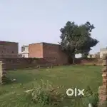 400 gaj plot 3 side gali facing wall boundary done ground leval bhrt k
