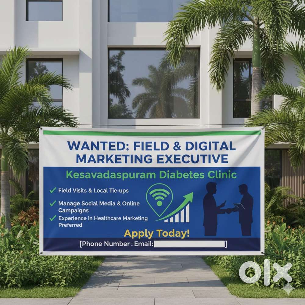 Field & Digital Marketing Executive – Diabetes Centre, Kesavadasapuram