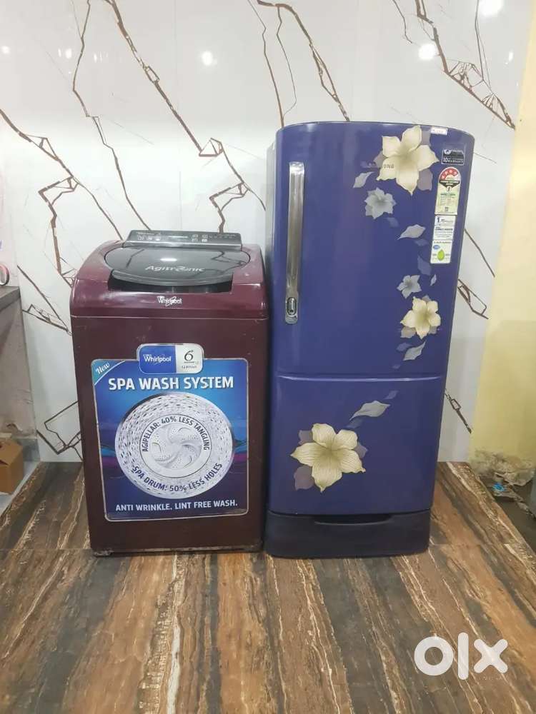 Samsung Digital inverter  single door refrigerator & washing machine