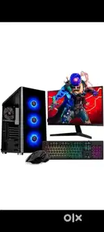 gaming desktop i9 i7 gen 8gb , 1tb ,4gb grafixs .gaming cabinet,