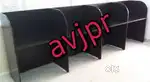 New wooden four seater workstation telecaller table library furniture