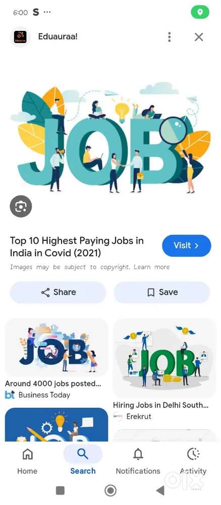 I'm searching for job for my husband and myself Any job we can do