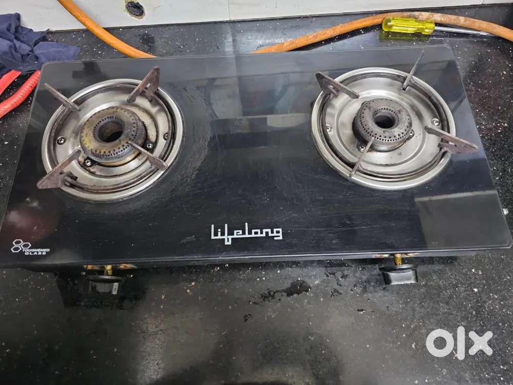 2 Burner glass top PNG gas stove for sale