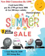 DISHTV VIDEOCON D2H ! TÀTA ! SUNDIRECT ! PLÀY ! AIRTEL DTH SETTOP BOX