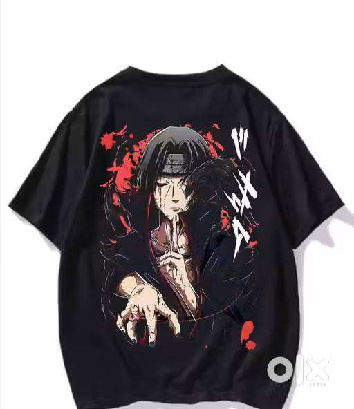 Madnesshub Anime Printed oversize drop shoulder round neck pure cotton