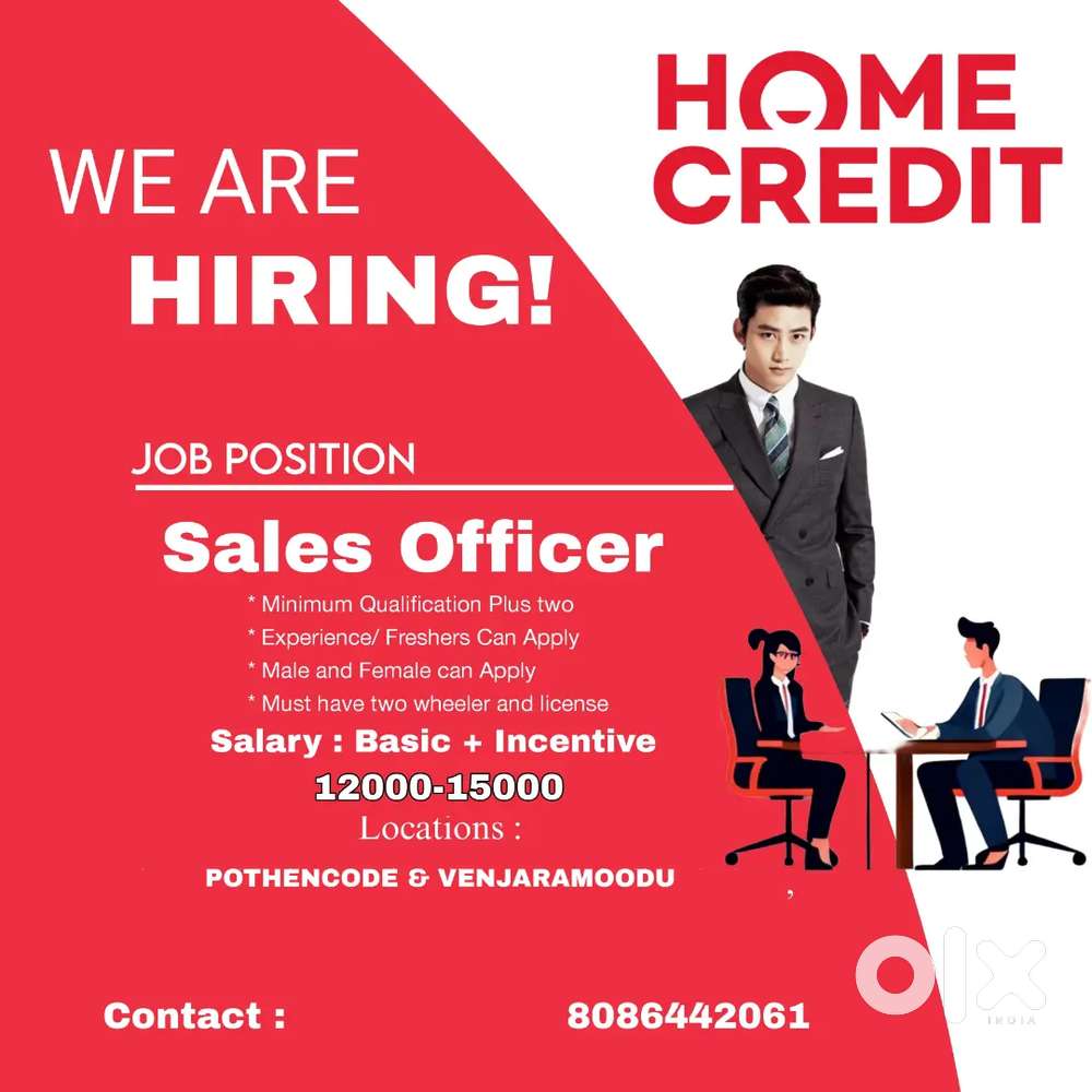 Homecredit Finance sales officer