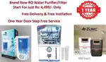 Brand New RO Water Purifier Start For Just Rs 4,499 Only