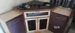 Corner tv stand with big storage