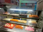 disply freezer for sweets and bakery