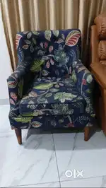 Artsy Sheesham Wood Lounge Chair For Sale!
