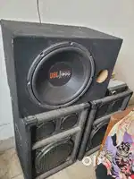 Jbl 1300w Subwoofer and Speakers