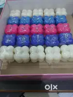 Simple wax and soya wax aroma candles with variety of shapes