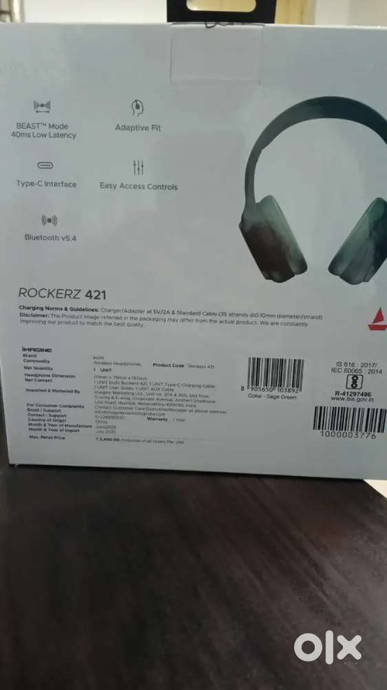 Boat wireless headphones - Rockerz