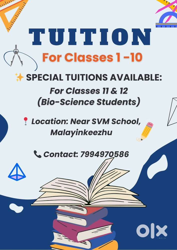 Tuition for class 1 to 10