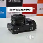 4k Sony alpha 6300 with 16-50mm pz af lens full kit