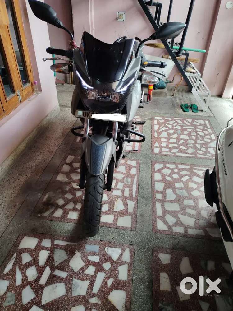 My TVS RTR 160 front/rear disc brakes