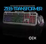 Zebronics Transformer Gaming Usb Keyboard & Mouse Combo(Totally New)