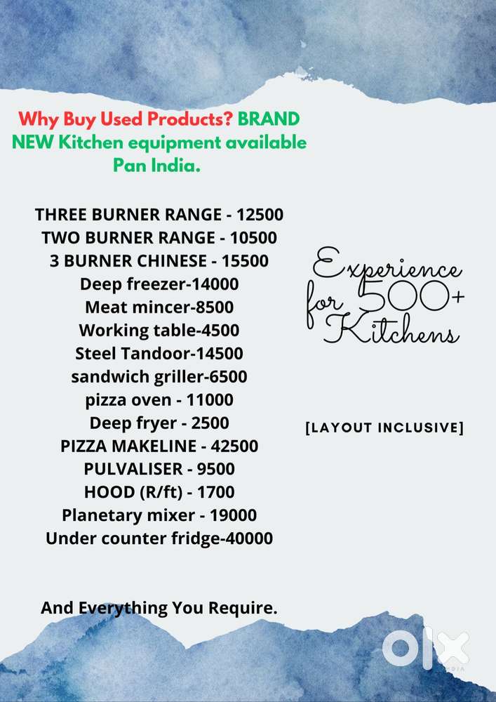 Restaurant Kitchen Equipment