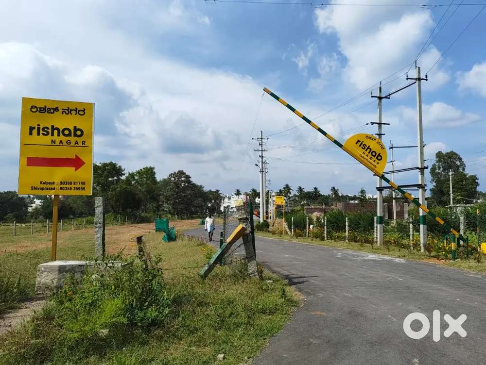 20*30 east face plot for sale in Vijayanagar 4th stage