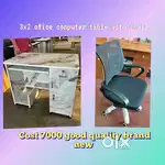 3x2 office computer table with chair