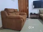 Divan Sofa Teek wood and Damro two seater