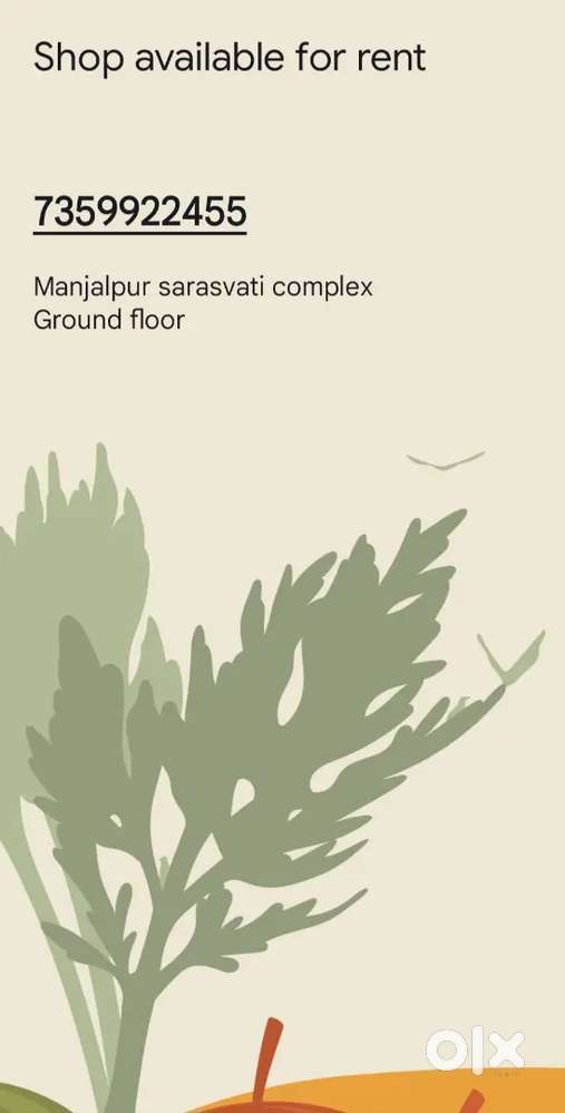 Ground floor available for rent