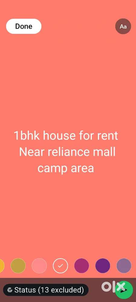 1 bhk house for rent near new realice mall