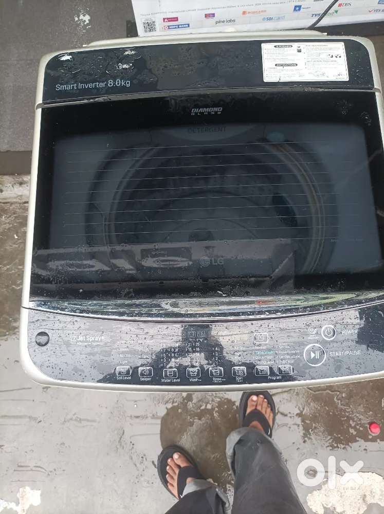 washing machine and fridge available