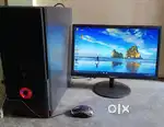 Gaming designing Photoshop hard working Computer Cpu desktop monitor