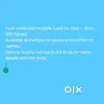 Land for sale in distt jammu 50 to 300 400 kanal