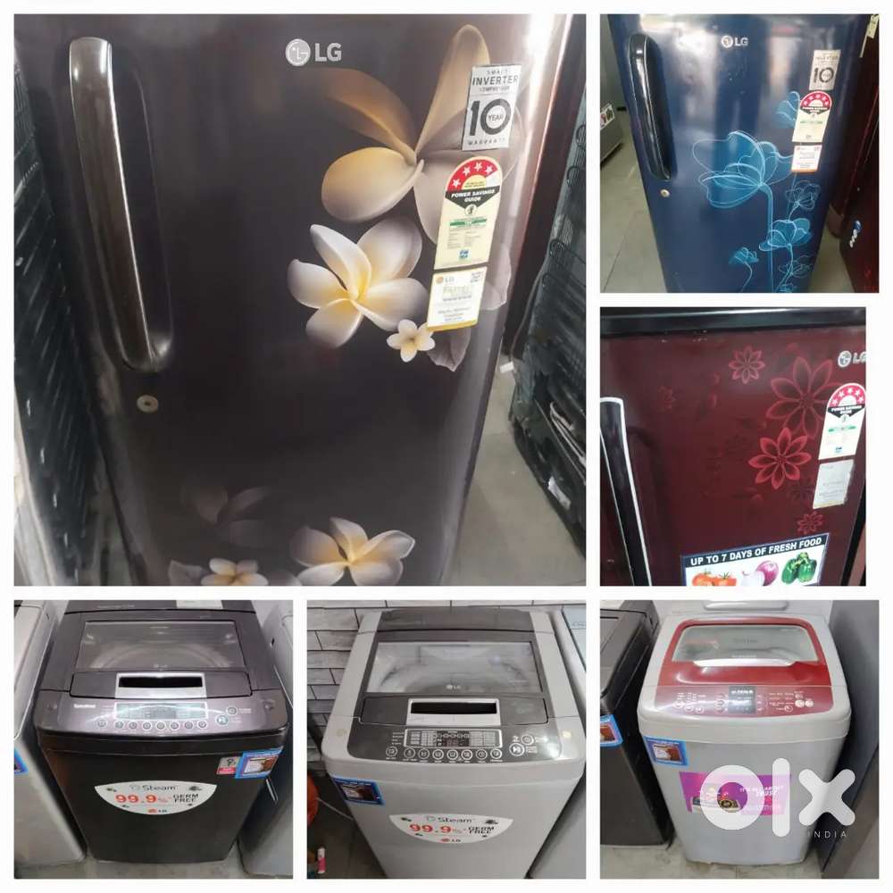 5 year warranty single door fridge and washing machine