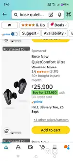 BOSE QuiT comfort ultra buds