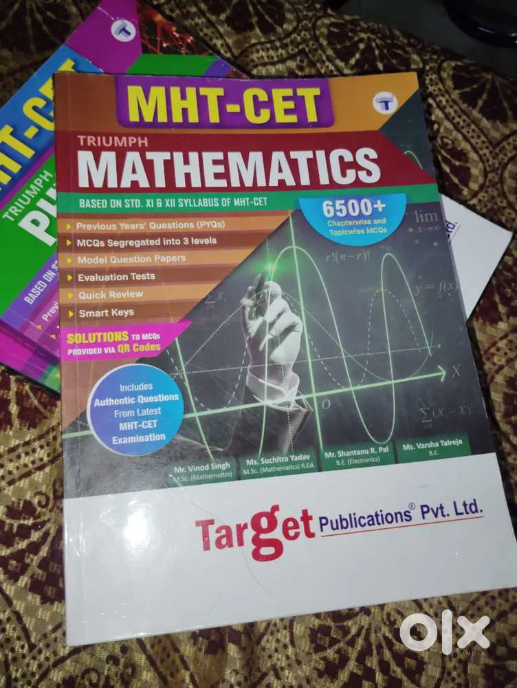 MHT-CET Triumph Physics, Chemistry & Maths Book for 2026 Exam