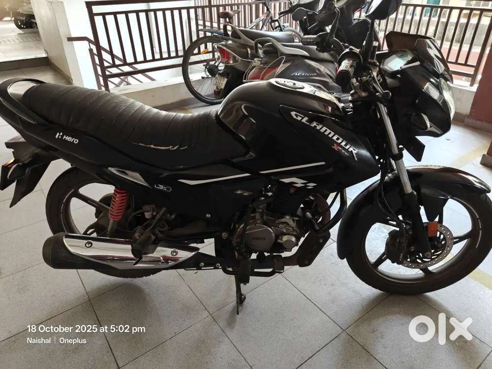 Minor Negotiable price Hero Glamour Xtec Black colour disc to sell
