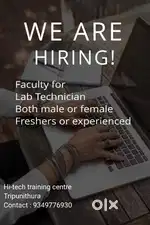 Faculty for Lab Technician